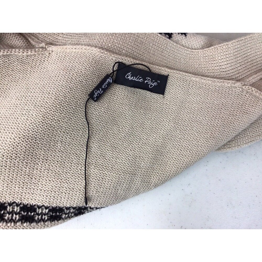 Charlie Paige Nordic Cardigan Sweater Womens Medium - Picture 3 of 5